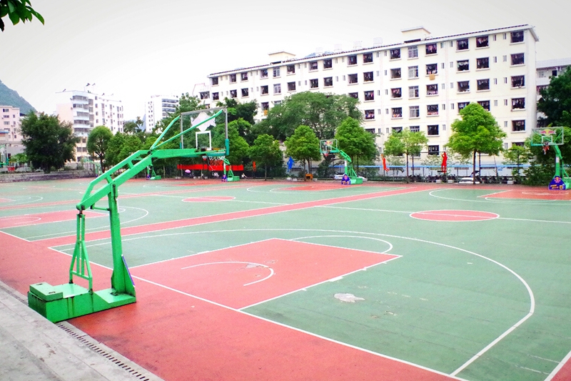 校园图说美丽的河池学院